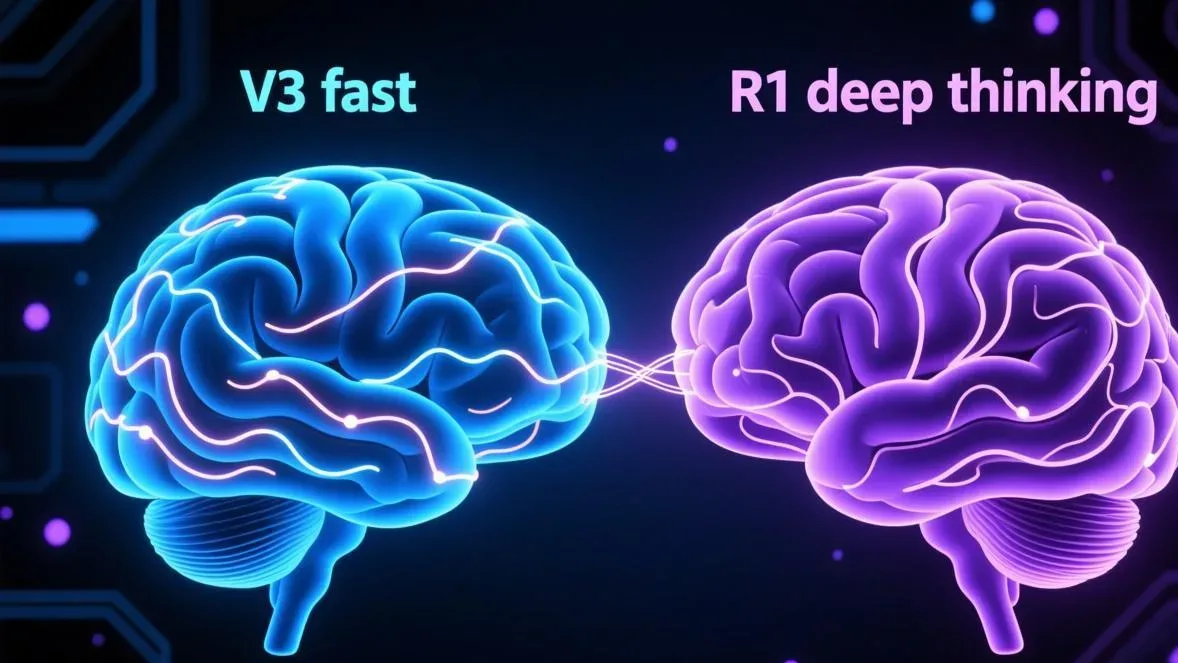 DeepSeek V3 vs R1 怎么选 — 场景速查与真实体验对比